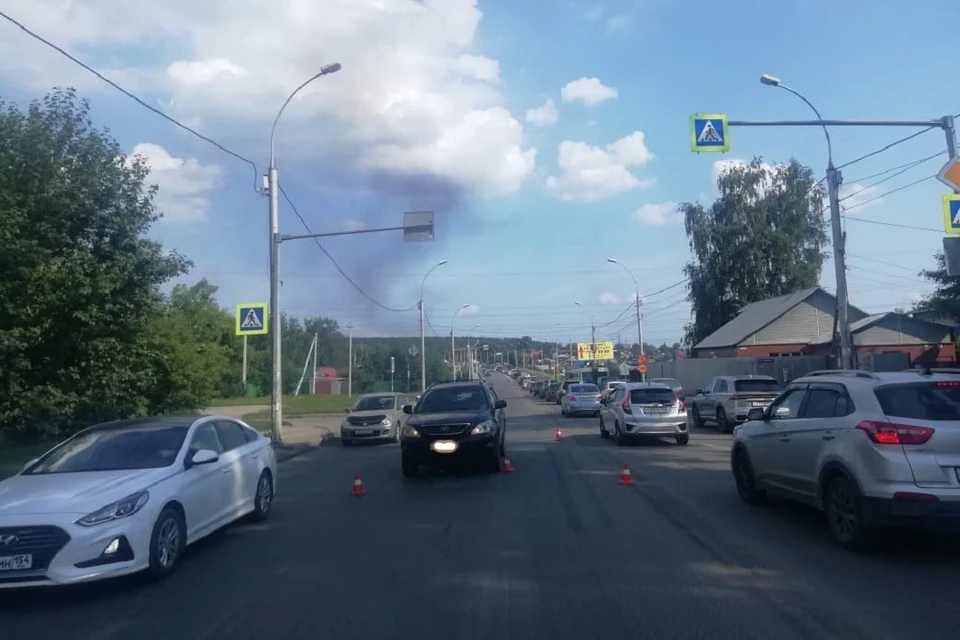 В Новосибирске водитель «Лексуса» сбил парня на пешеходном переходе. Фото: Госавтоинспекция Новосибирской области