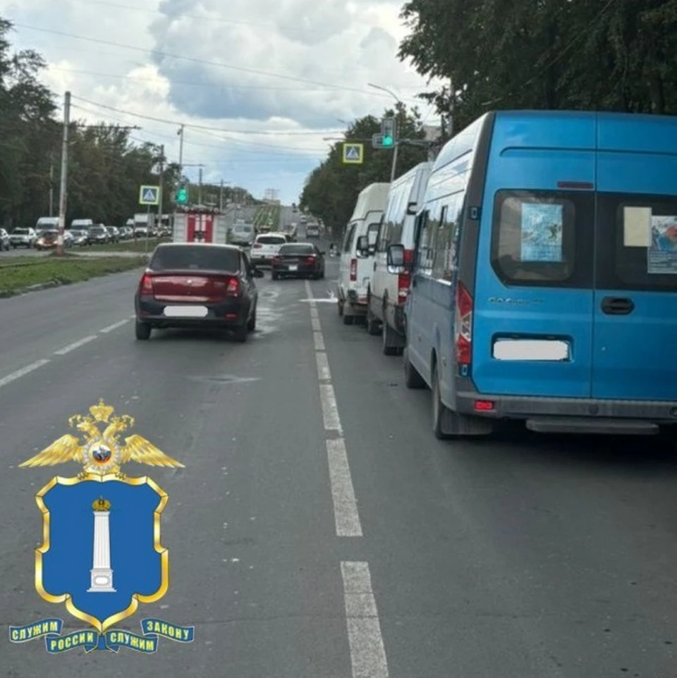 В ДТП в Засвияжском районе Ульяновска пострадали два пассажира маршруток. Фото Госавтоинспекция УО