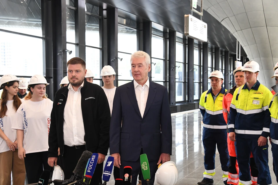 В Москве достроили новую конечную Сокольнической линии (красной) станцию «Потапово».