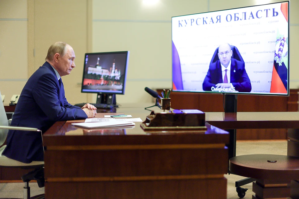 Смирнов рассказал об обстановке в Курской области. Фото: Гавриил Григоров/пресс-служба президента РФ/ТАСС