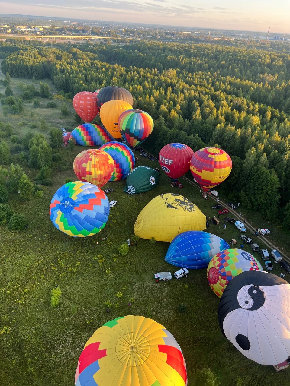 «Приволжскую фиесту» в Нижнем Новгороде прервали из-за дождя. ФОТО: группа: Полёты на воздушном шаре в Нижнем Новгороде.