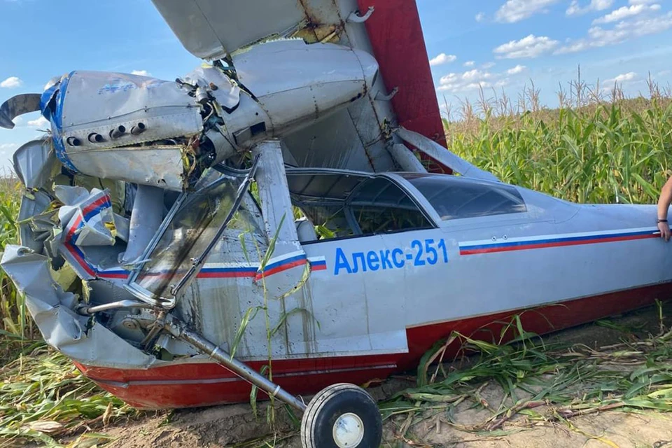 Крушение произошло во время тестового полета с аэродрома Ватулино. Фото предоставлены Московской межрегиональной транспортной прокуратурой