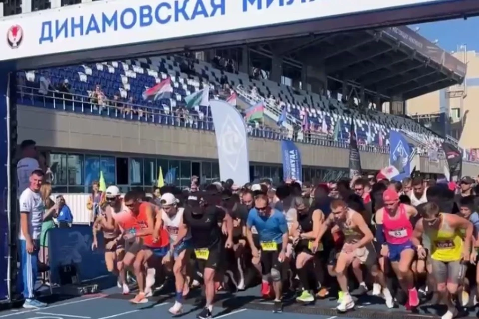 Забег «Динамовская миля» прошел в Ижевске. Фото: https://t.me/brechalov