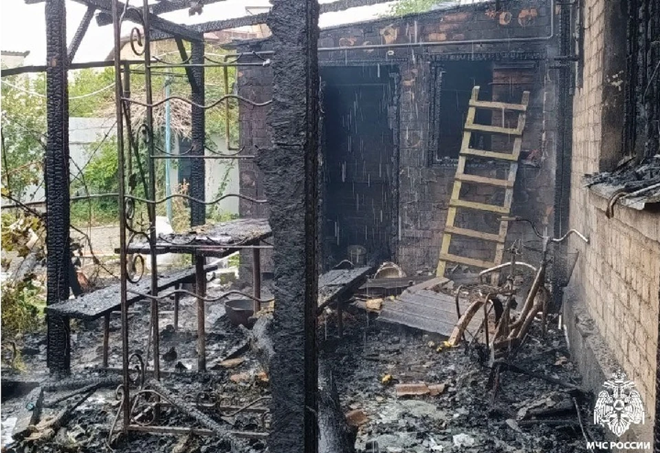 В Бердянске Запорожской области произошел пожар. ФОТО: ГУ МЧС России по Запорожской области