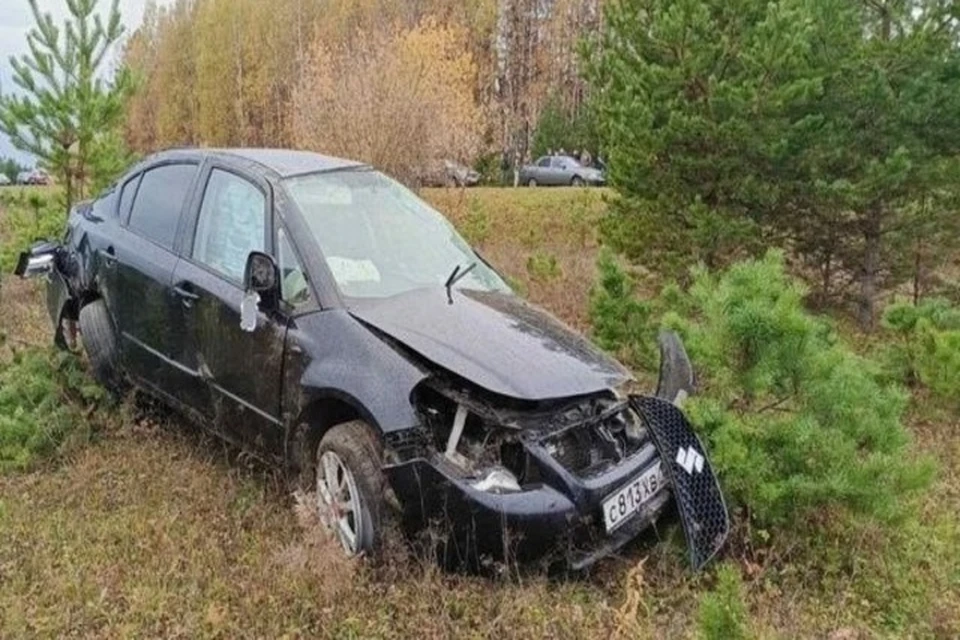 В результате происшествия от полученных травм мужчина скончался на месте аварии. Фото: ГИБДД Марий Эл
