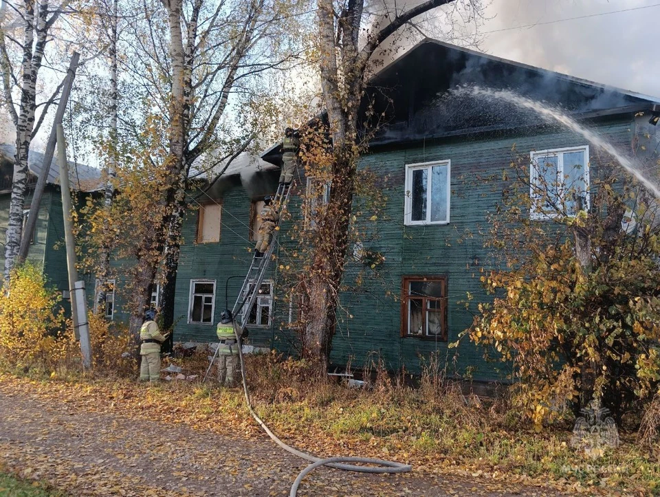 Инцидент произошел в Нововятском районе. Фото: пресс-служба ГУ МЧС по Кировской области