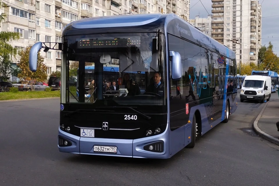 Запас хода у электробуса - целых 350 километров.