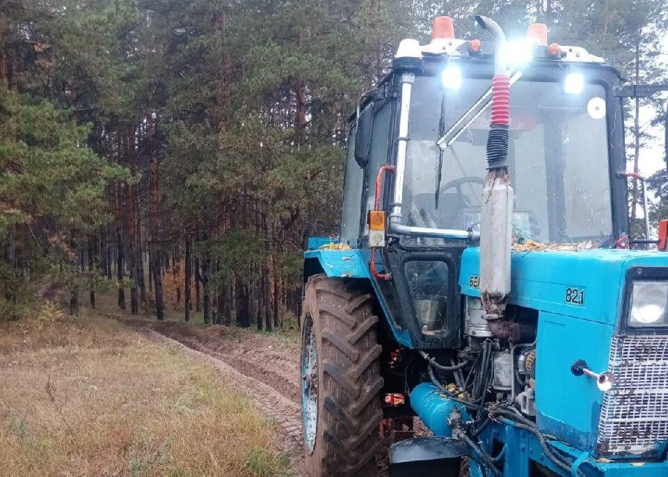 В пригороде Ульяновска провели противопожарную опашку. ФОТО: тг-канал Центра по благоустройству и озеленению Ульяновска