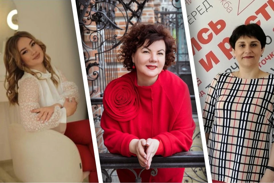 Победители конкурса: Виктория Казарина (на фото слева), Татьяна Серова (на фото в центре), Татьяна Михайлюк (на фото справа).