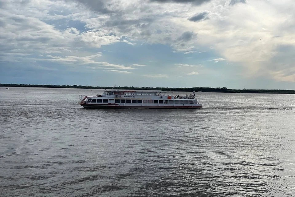 Речные трамвайчики в Хабаровске изменят маршрут из-за низкого уровня воды