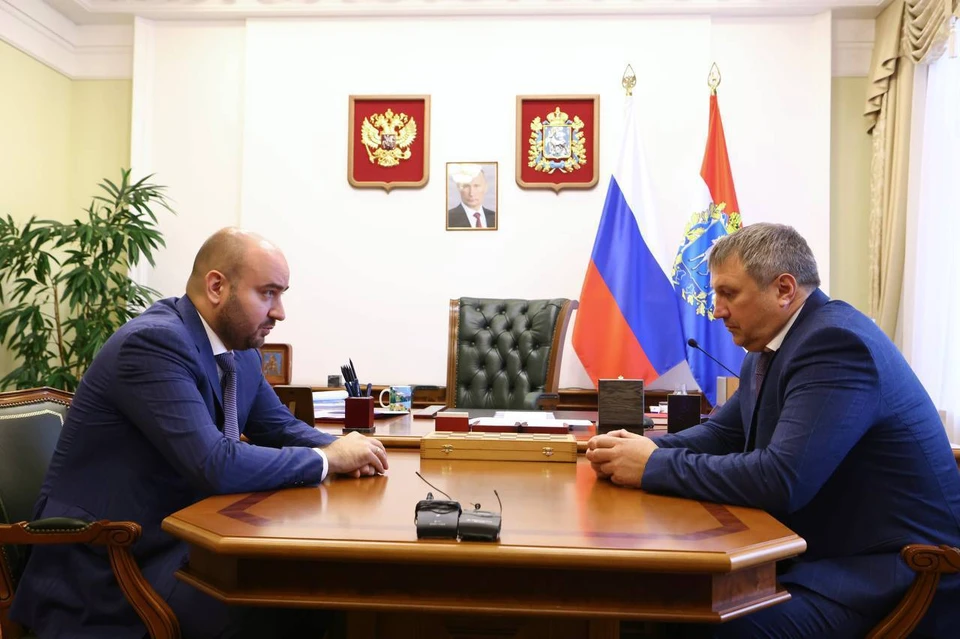 Вячеслав Федорищев обещал оказать помощь в реализации предложений Ивана Носкова. Фото: телеграм-канал Вячеслава Федорищева