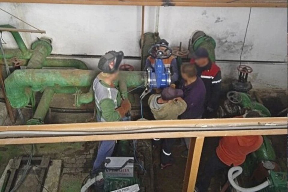 В Пологах Запорожской области заменили изношенные трубы на станции очистки воды. ФОТО: администрация Пологовского МО
