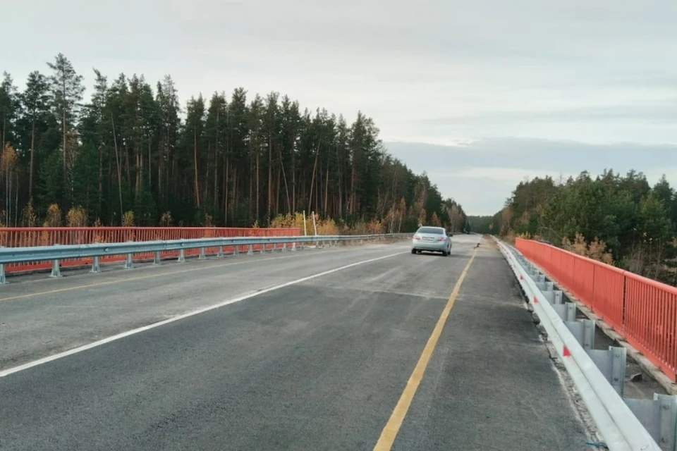 В Сузунском районе Новосибирской области завершили ремонт путепровода. Фото: ТУАД Новосибирской области