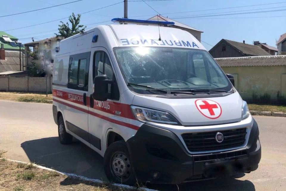 В больницу Скадовска госпитализирован житель Крынок, попавший под удар ВСУ Фото: минздрав ХО