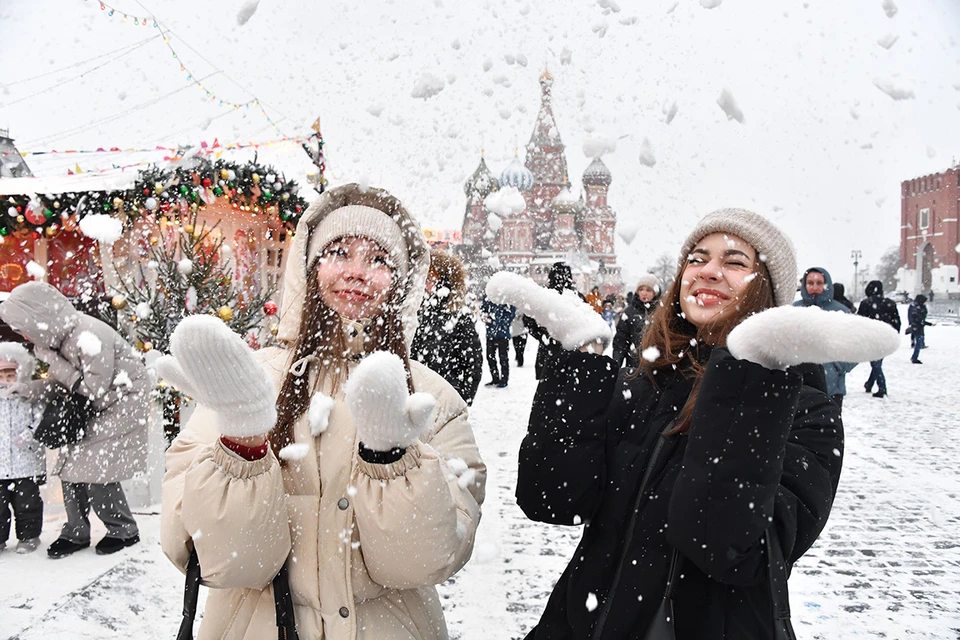 7 декабря Москву накрыл снегопад