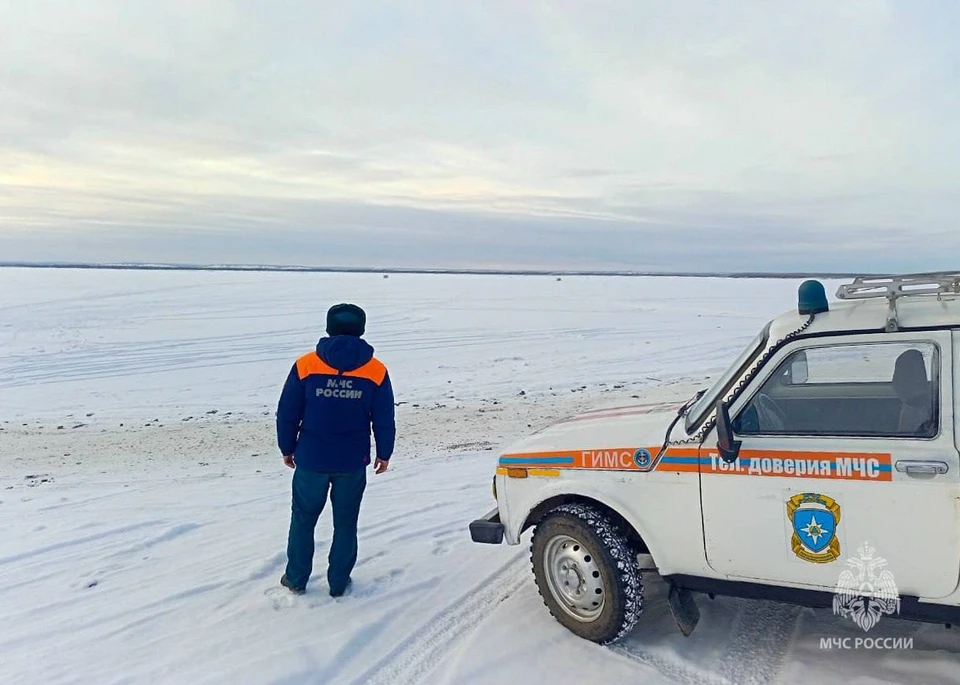 На сегодняшний день в республике действуют 20 официальных ледовых переездов. Фото: МЧС России по РС (Я).