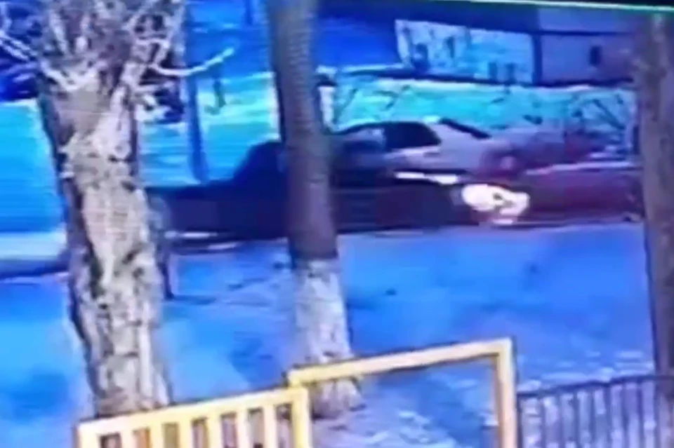 Скриншот: видео ГИБДД Красноярского края
