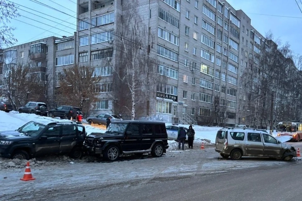 В аварии пострадал один человек. Фото: Госавтоинспекция Удмуртии