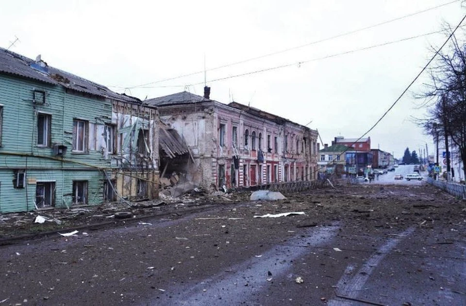 В городе - значительные разрушения