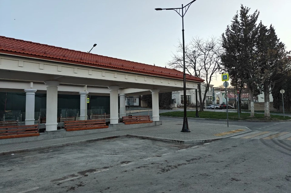 Остановочный комплекс завершен.