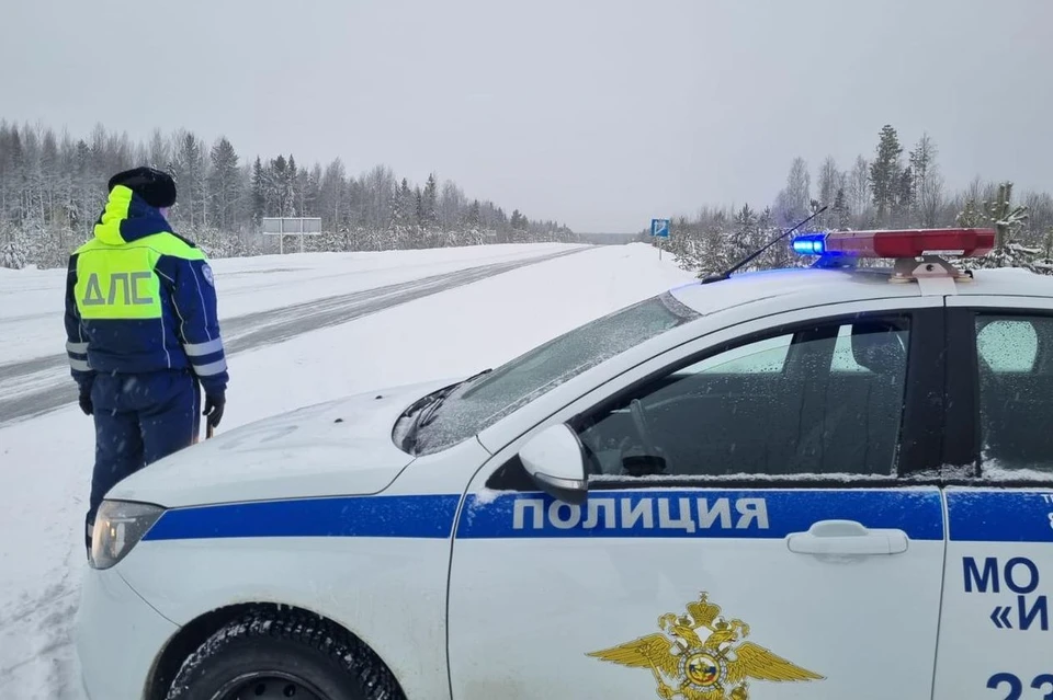 В такую погоду на дороге может образоваться гололед Фото: Госавтоинспекции Свердловской области