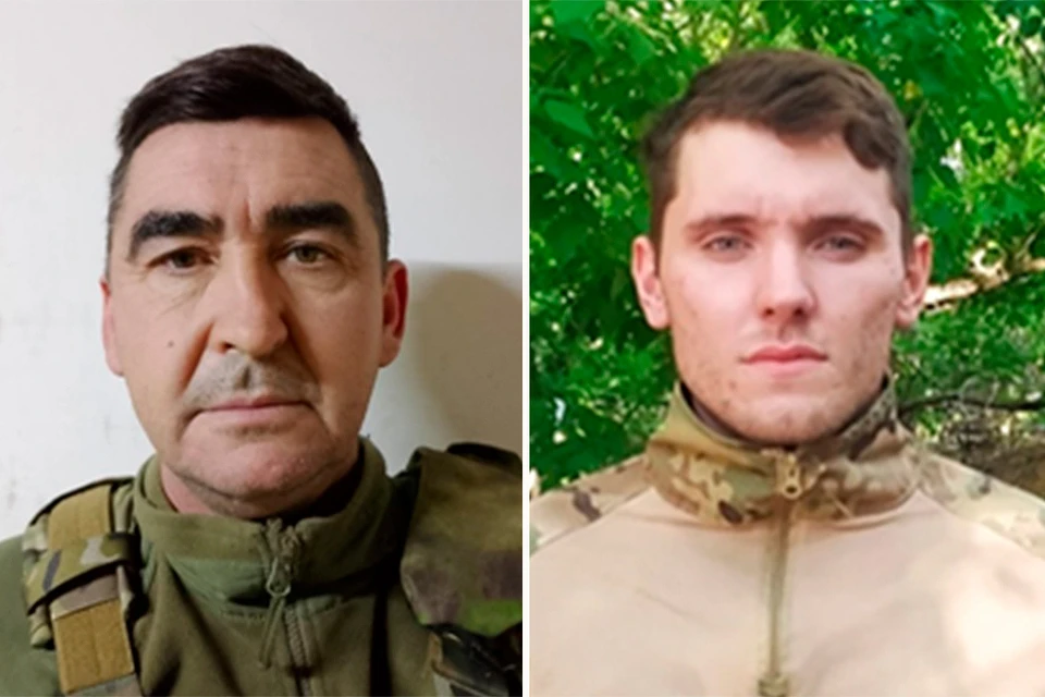 Павел Устич и сержант Иван Корниловских
