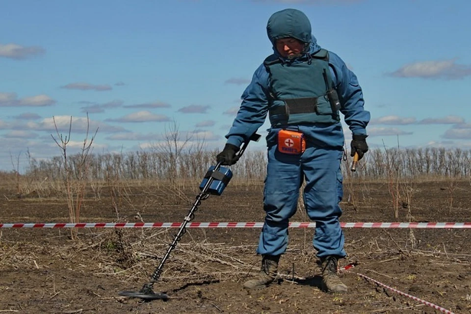 Саперы МЧС 16 января уничтожили 80 взрывоопасных предметов на территории ДНР. Фото (архив): МЧС России по ДНР