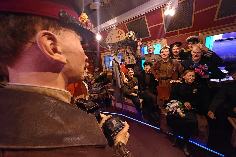В Петербург приехал музей "Поезд Победы".