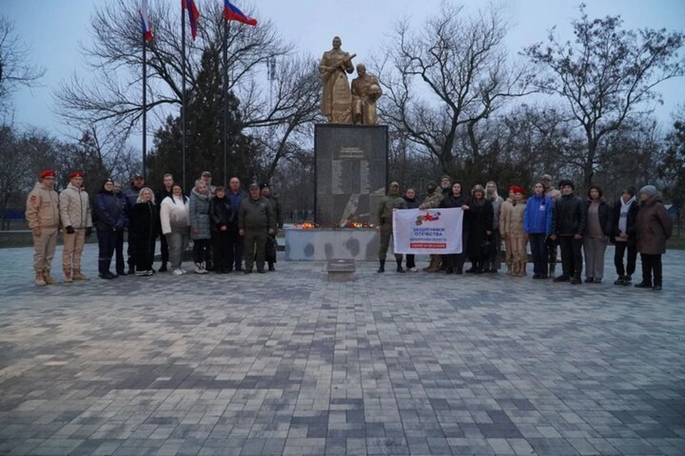 Воины-маргеловцы почтили память героев прорыва блокады Ленинграда. Фото: региональный филиал фонда «Защитники Отечества»