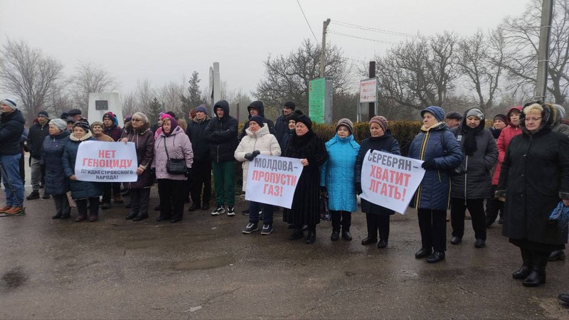 Жители Приднестровья вышли на пикеты. Фото: соцсети