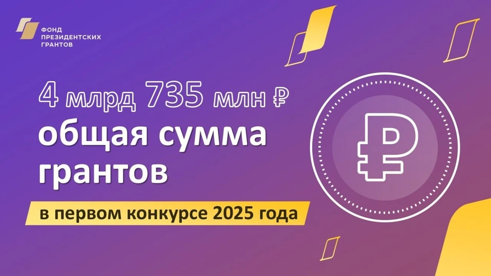 1497 проектов НКО победили в первом конкурсе президентских грантов 2025 года