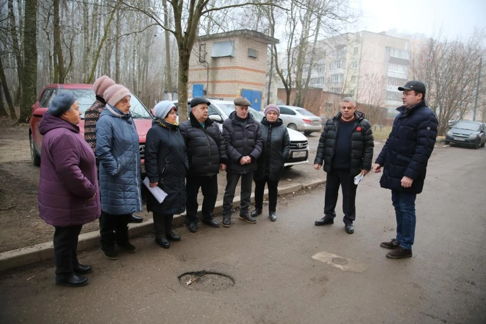 Калужане предложили проект по благоустройству двора