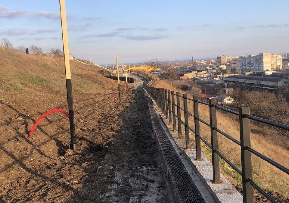 В Бердянске возводят новую смотровую площадку. ФОТО: администрация Бердянска