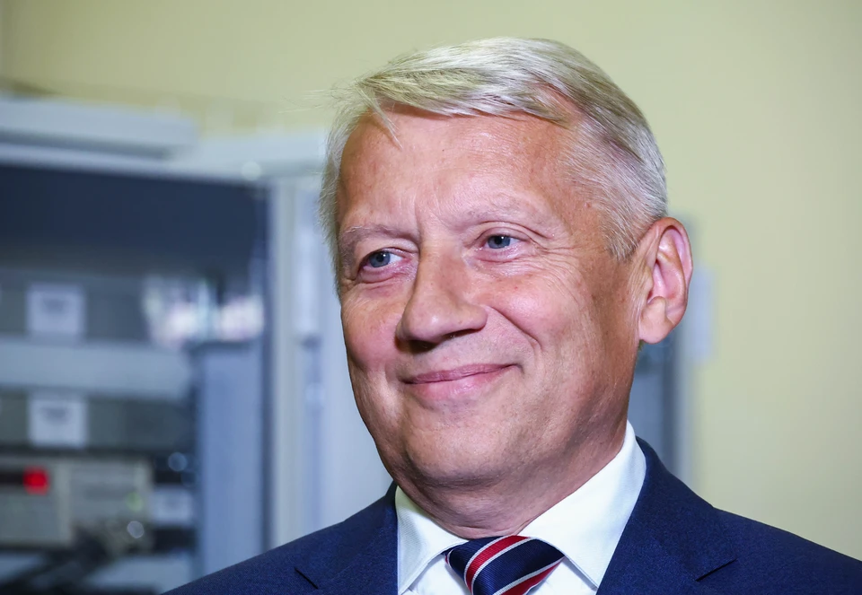 Генеральный директор Всероссийского научно-исследовательского института физико-технических и радиотехнических измерений Сергей Донченко в здании ВНИИФТРИ. Фото: Валерий Шарифулин/ТАСС