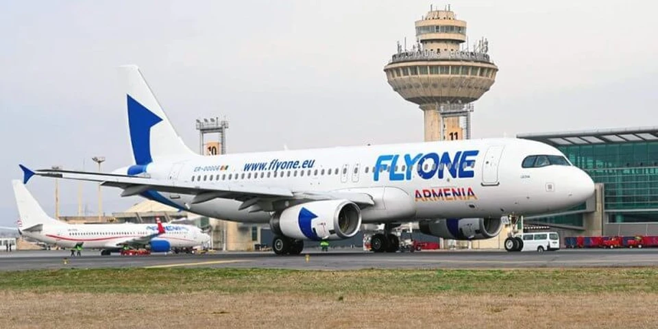 FlyOne Armenia попала в список авиакомпаний, подпадающих под запрет на территории Молдовы. Фото: flyone.com