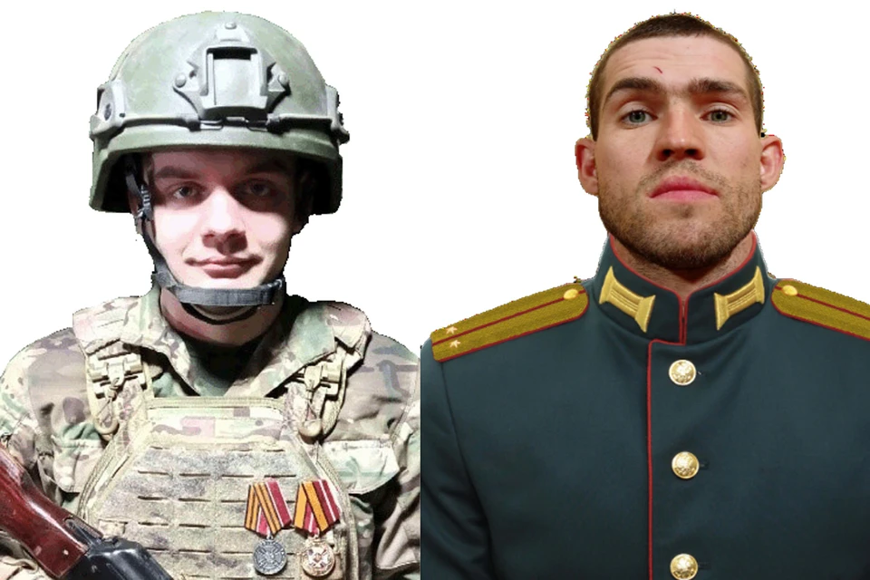 Младший сержант Эдуард Данилов и Лейтенант Артем Толмачев