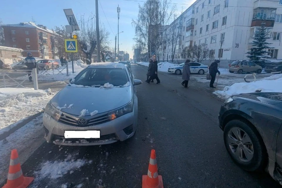 Девочка получила травмы. Фото: Госавтоинспекция Удмуртии