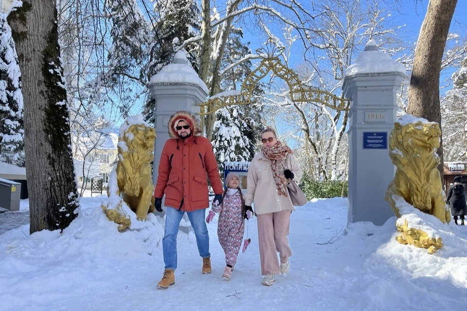 Местами на Кубани очень снежно