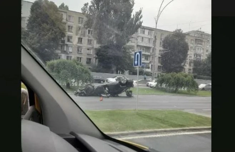 ДТП произошло 4 сентября, на столичном бульваре Дачия. Фото: соцсети