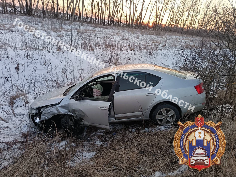 В ДТП на трассе в Кимовском районе пострадал водитель автомобиля Ford.