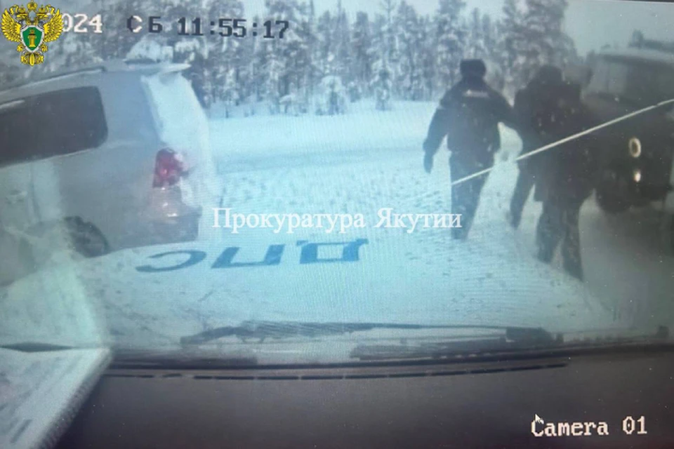 В декабре 2024 на выезде из Вилюйска был остановлен Lexus LX 570. Фото: прокуратура РС (Я)