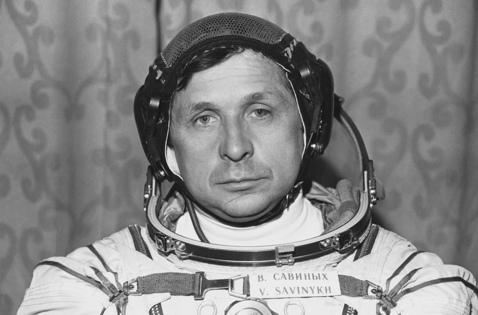 Дважды Герой Советского Союза Виктор Савиных в 1988 году. Фото: Пушкарев Альберт/Фотохроника ТАСС