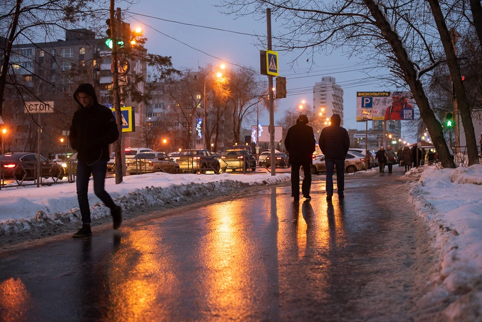Дорожники в Ульяновске готовятся к вечернему похолоданию о гололеду