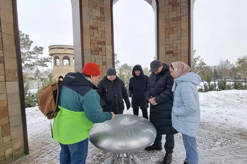 Специалисты новосибирского «Горзеленхоза» посетили Парк Ангелов в Кемерово. ФОТО: телеграм-канал управления по благоустройству общественных пространств мэрии города Новосибирска «Зеленый Новосибирск».