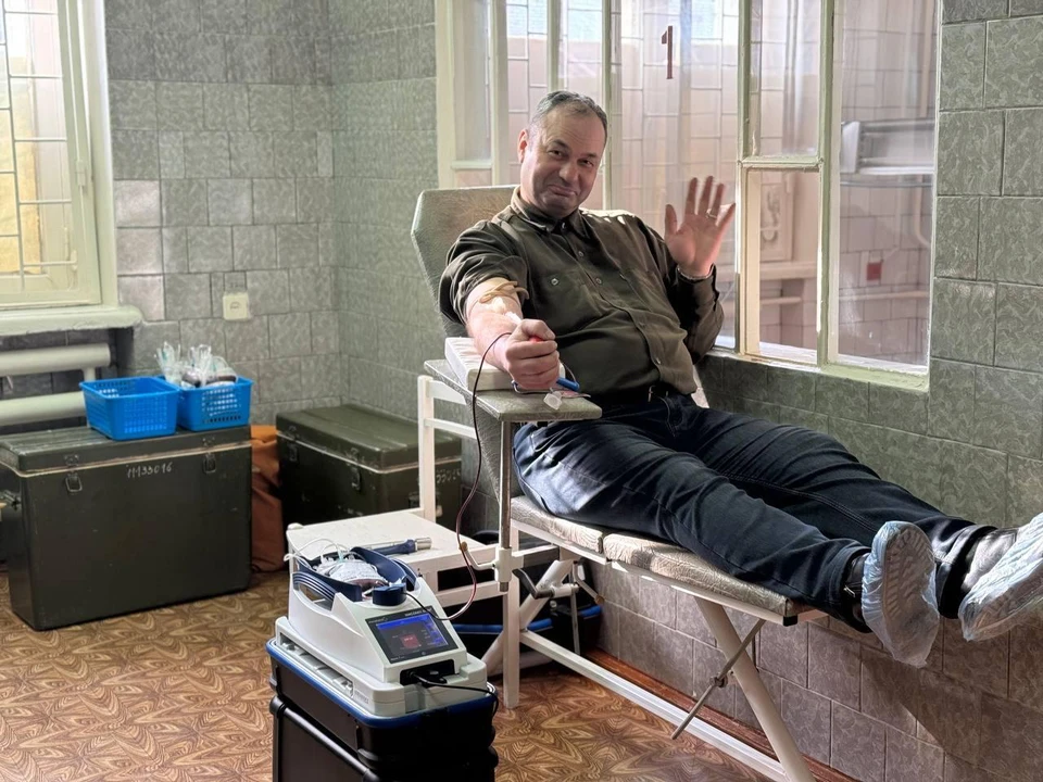 В Энергодаре прошла донорская акция. Фото - тг-канал городской администрации