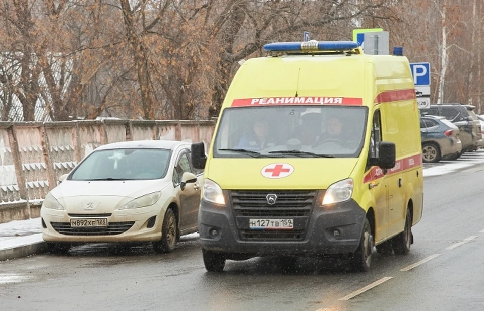 На пожаре в Кунгуре в больницу госпитализировали трех детей