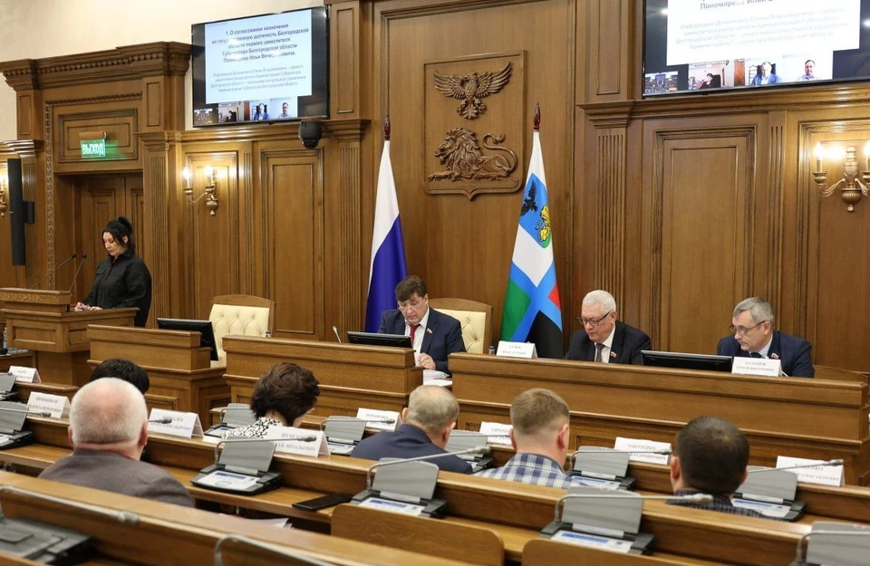 Фото: архив пресс-службы Белгородской облдумы.