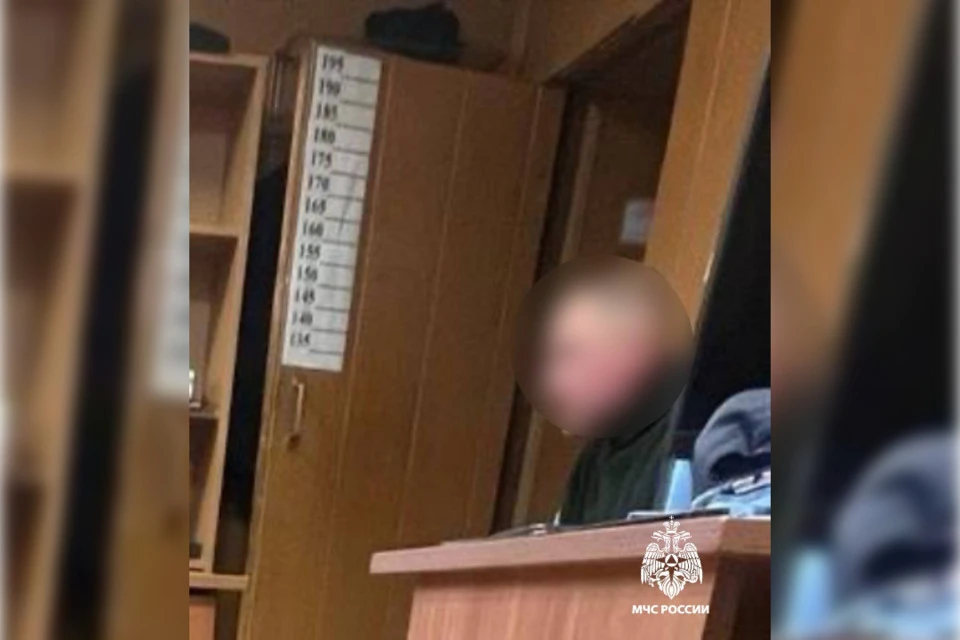 Подозреваемый. Фото: МЧС Тверской области.