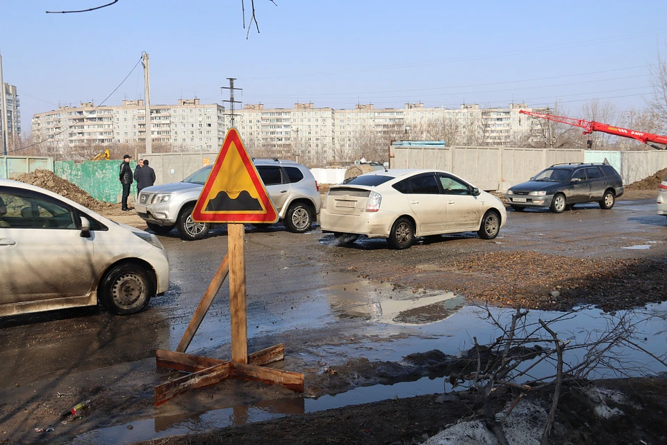 Мэр Хабаровска поручил отремонтировать аварийный участок на улице Ворошилова Фото: администрация Хабаровска