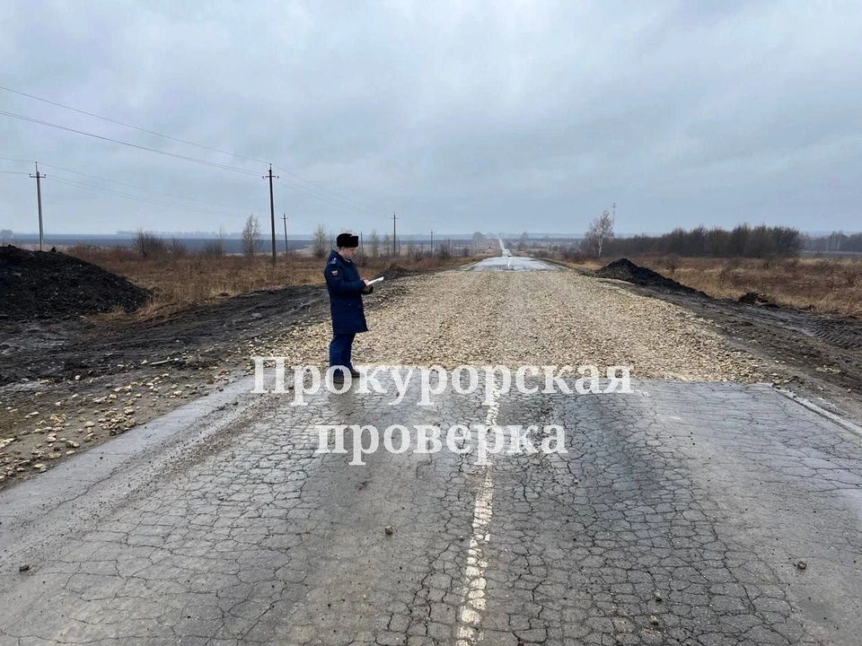 В Тепло-Огаревском районе прокуратура выявила опасные ямы на трассе.